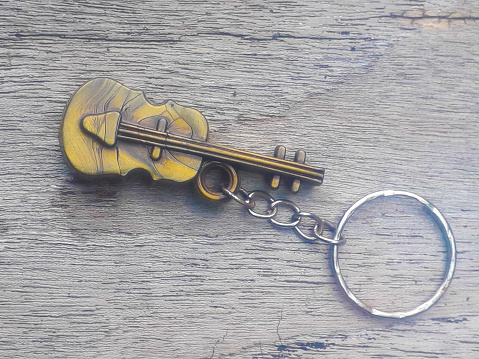Very cool miniature violin souvenir from indonesia