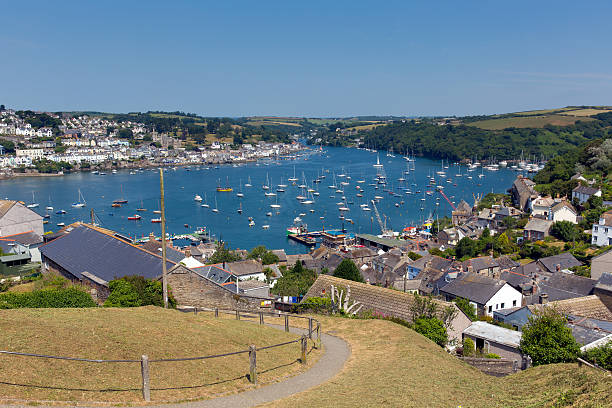 istock Fowey Cornwall from Polruan England near St Austell blue sea 177598242