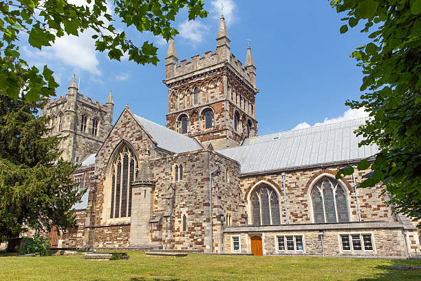 istock Wimborne Minster church Dorset England 177598583