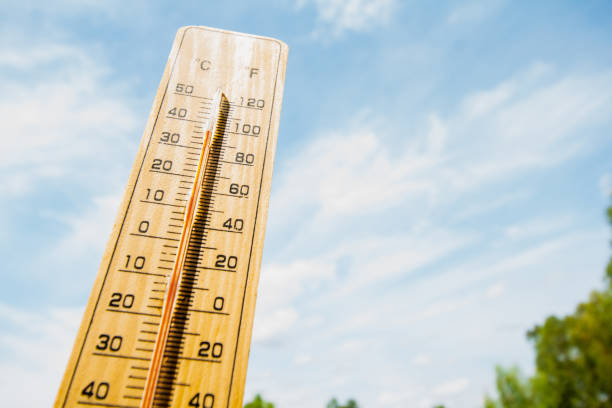 istock The background thermometer is a blue sky. 1775987970