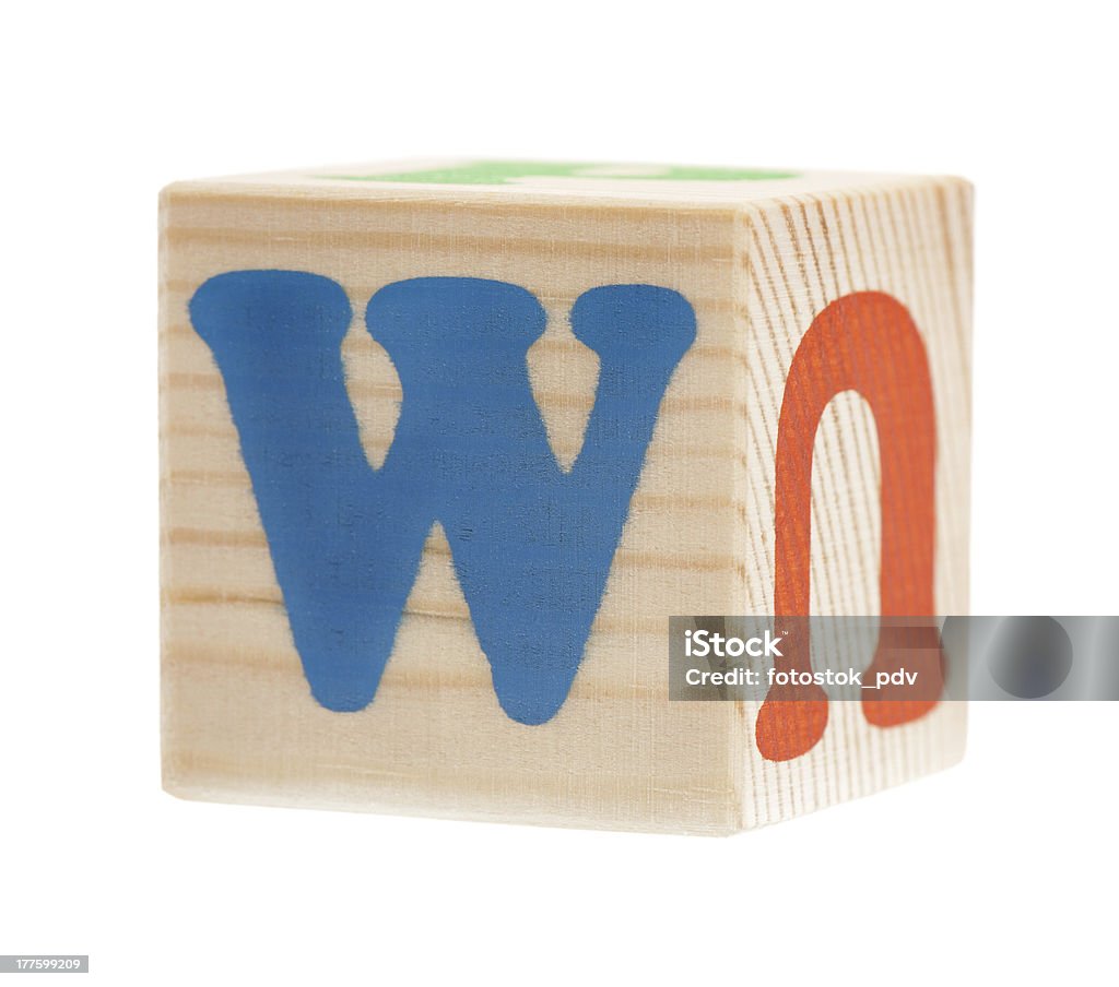 Würfel mit Buchstaben - Lizenzfrei Alphabet Stock-Foto