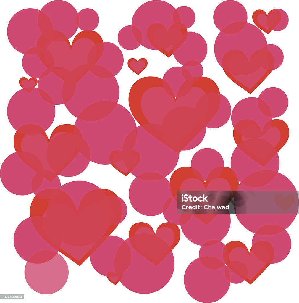 Icono del corazón: Día de San Valentín - arte vectorial de Abstracto libre de derechos