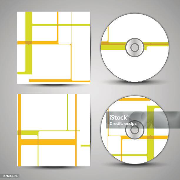Conjunto De Vetor Cd Cover Design Para O Seu - Arte vetorial de stock e mais imagens de Abstrato - Abstrato, CD-ROM, Computador