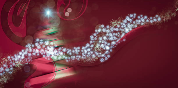 明るいカラフルなクリスマスの背景アートワークイラスト - christmas defocused selective focus christmas tree点のイラスト素材／クリップアート素材／マンガ素材／アイコン素材