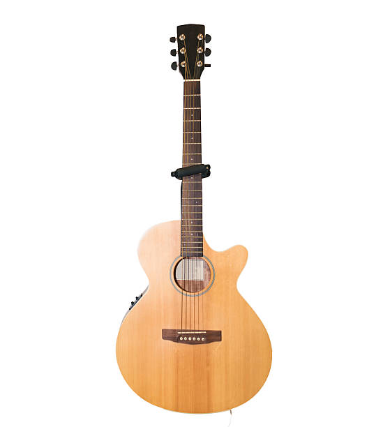 istock Isolated on white acoustic guitar 177605165