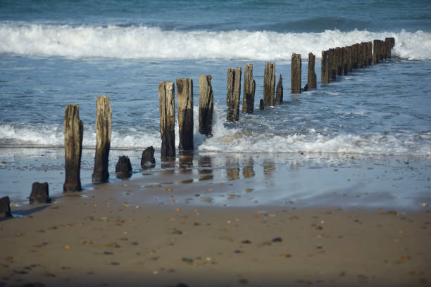 istock Plage du Sillon in Saint-Malo - breakwater high tide 1776066992