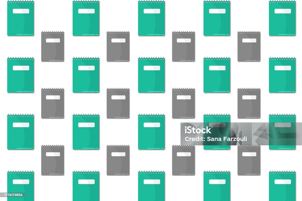 Abstract Notepad Pattern Background Stock Illustration - Download Image ...