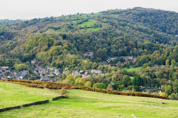istock Aerial view of Matlock, from Black Rock. 1776118233