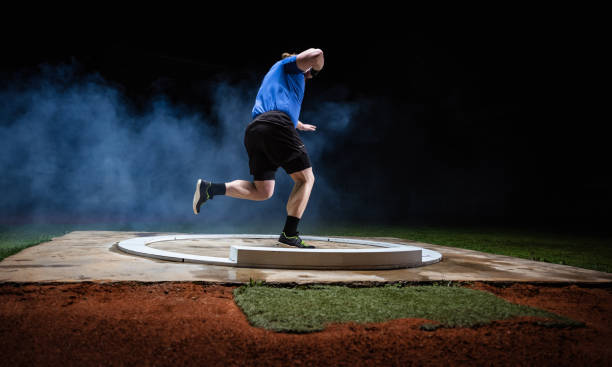 istock Athlete Throwing Shot Put Ball 1776139763