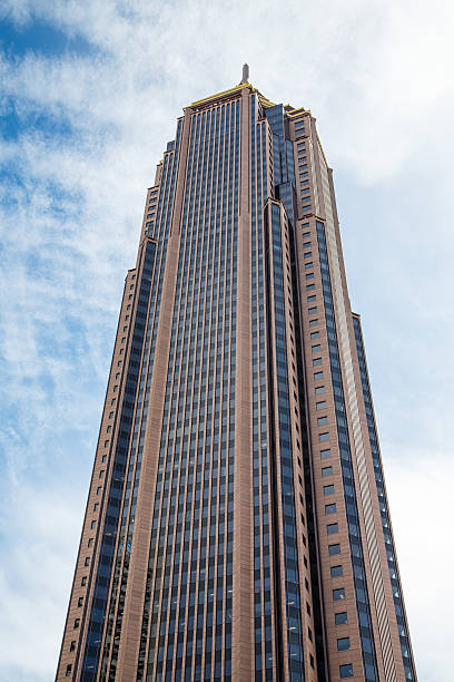istock Blue Glass and Red Stome Tower 177614511