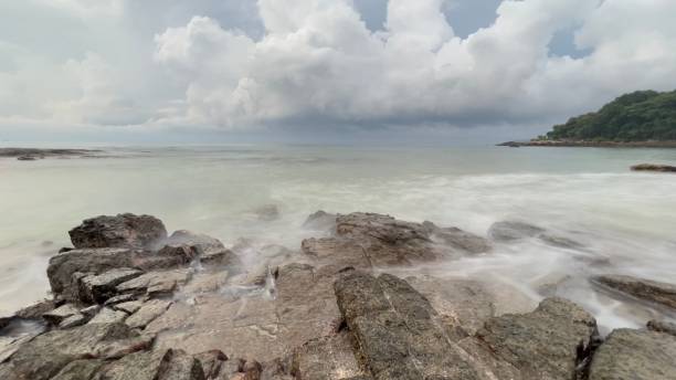 istock Soft effect due to long exposure shot of beach in Thailand. 1776145749