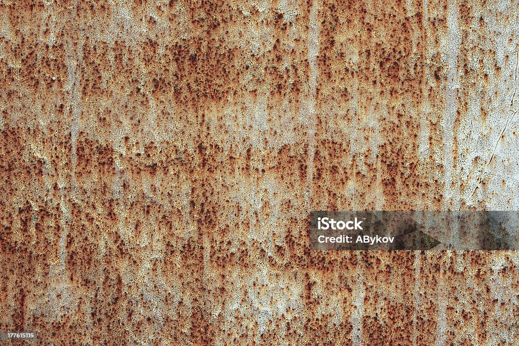 Rusty velha placa de metal. - Royalty-free Antigo Foto de stock