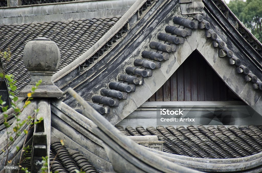 Telhado Japonês - Royalty-free Arquitetura Foto de stock