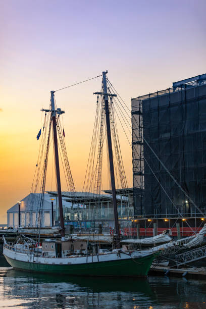 istock Clipper in Boston harbour at sunrise 1776178591