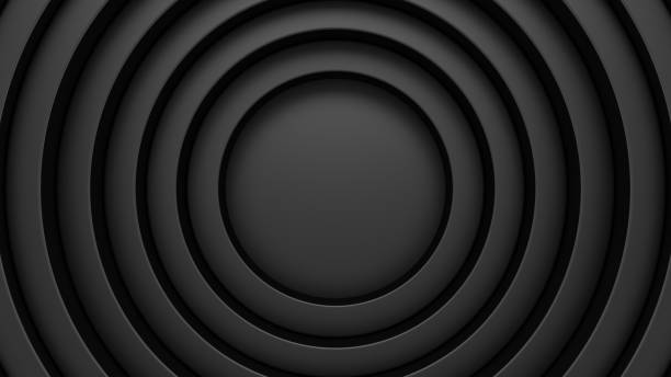Abstract black circle background. Black Friday wallpaper.