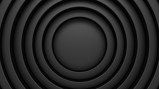 Abstract black circle background. Black Friday wallpaper.