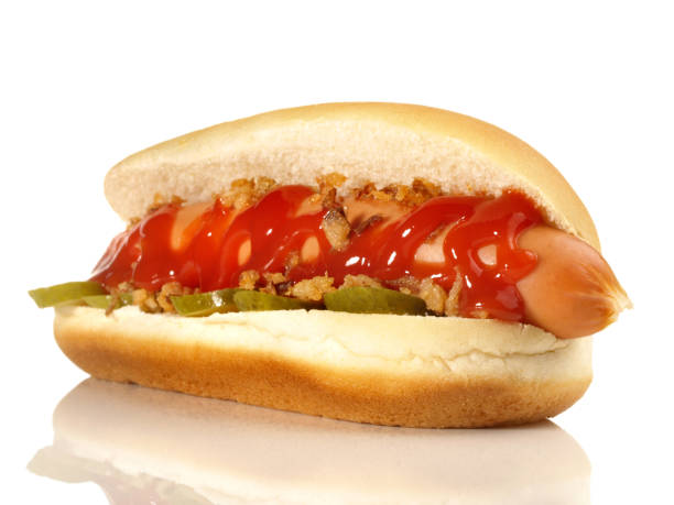 istock Hot Dog - Fast Food isolated on white Background 1776254819