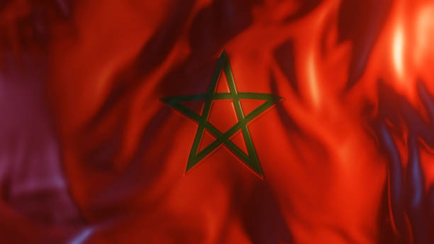 istock Morocco Flag Ambient Frontal Close up 1776278339