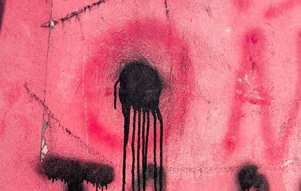 istock Abstract paint grunge background. Weathered dirty cement wall with paint stains. Old concrete wall texture. 1776300512