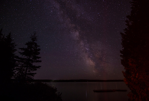 Milky Way over Devil Track Lake, July 2022