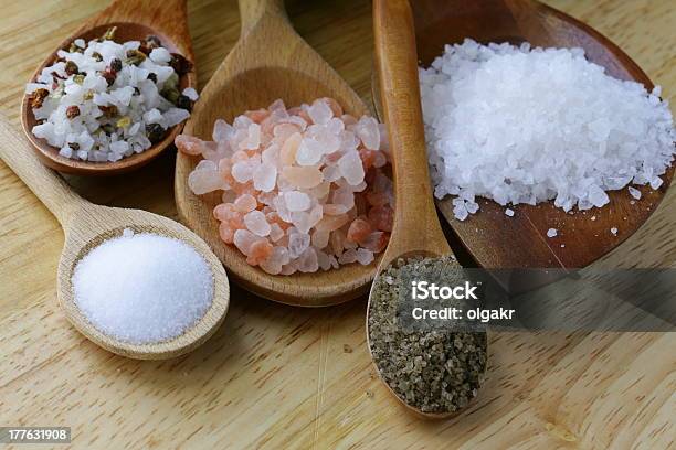 Different Types Of Salt Stock Photo - Download Image Now