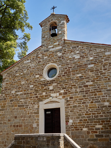 San Michele al Carnale church, Chiesetta Di San Michele Al Carnale in Italian. Small chapel in Trieste, Italy, Europe
