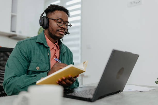 istock African American Call Center Operator Provides Smooth Customer Interactions from Home Office 1776343236
