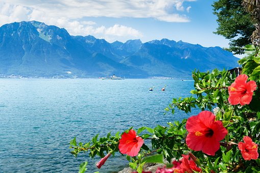 Beautiful landscape of Montreux, Switzerland