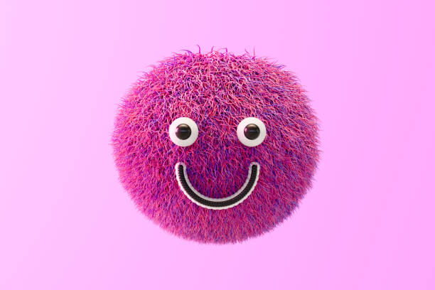 istock Hairy emoji sphere shaped fur 1776385058