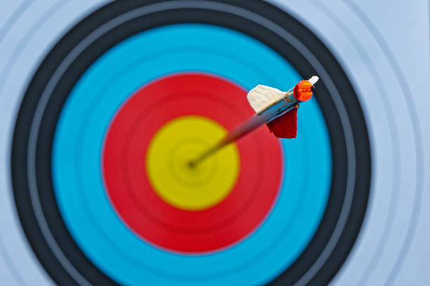 istock arrow shot in the center focus on arrow 1776386759
