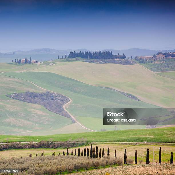 Foto de Toscana e mais fotos de stock de Agricultura - Agricultura, Azul, Campo