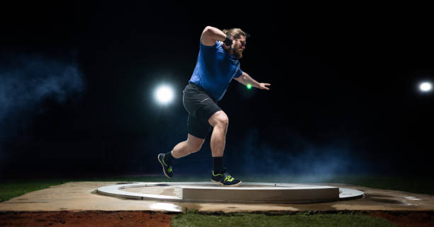 istock Athlete Throwing Shot Put Ball 1776447540