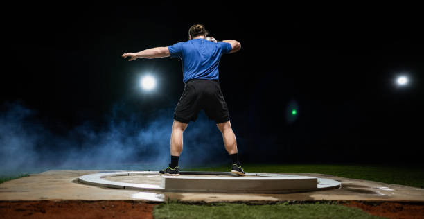 istock Athlete Throwing Shot Put Ball 1776447543