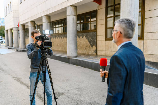 istock Male TV reporter 1776497751