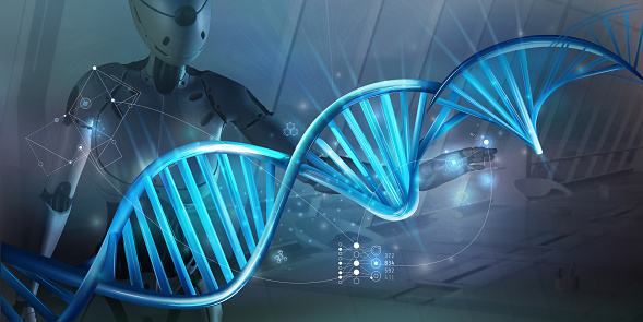 Artificial intelligence works with the DNA chain.