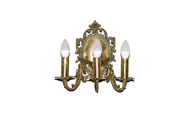 istock golden wall candle holder on white isolated background 1776537295