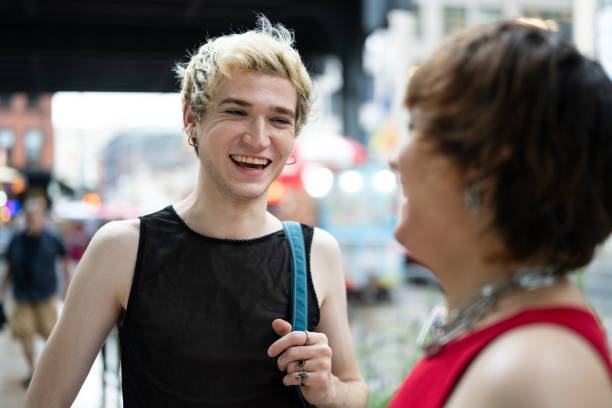 istock Young gay friends outdoors and laughing 1776559357