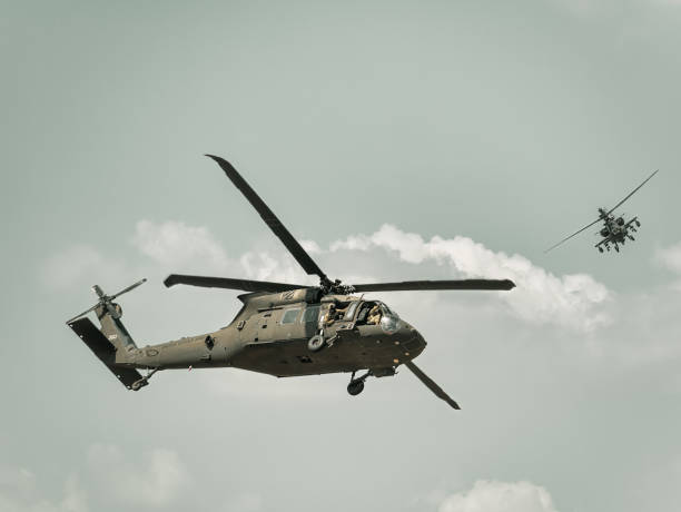 istock Two United States military helicopters. 1776560419
