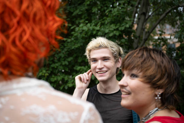 istock Candid conversation between gay and transgender friends 1776560903