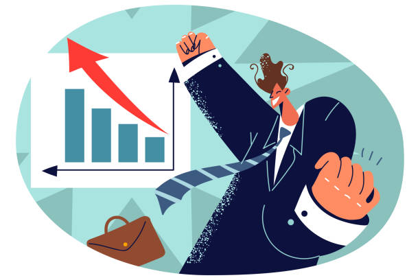 istock Smiling businessman celebrate financial growth 1776586999