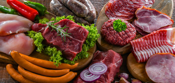 istock Composition with a variety of meat products 1776648048