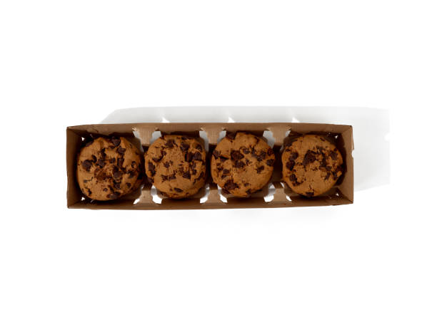 istock Oatmeal chocolate chip cookies isolated on a white background. 1776651092