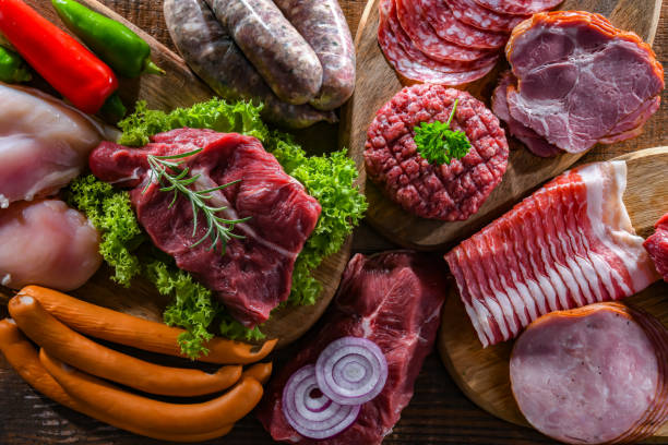 istock Composition with a variety of meat products 1776653258