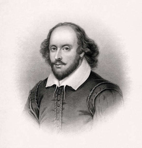 인물 사진 셰익스피어 - william shakespeare portrait poet british culture stock illustrations