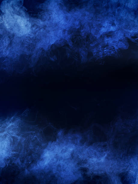 istock A dark blue and black fog border for artist work 177666946