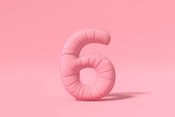 istock Number 6 balloon on pink background 1776679438