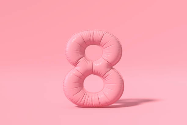 istock Number 8 balloon on pink background 1776679977