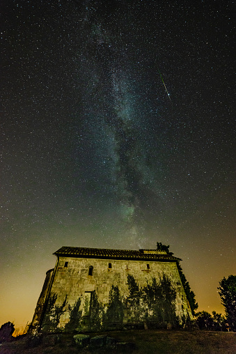Montecastrilli, Terni, Umbria, Italy: Night with Milky Way in San Lorenzo