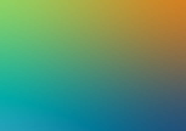 istock Horizontal gradient background with a color transition from yellow to blue. 1776736172