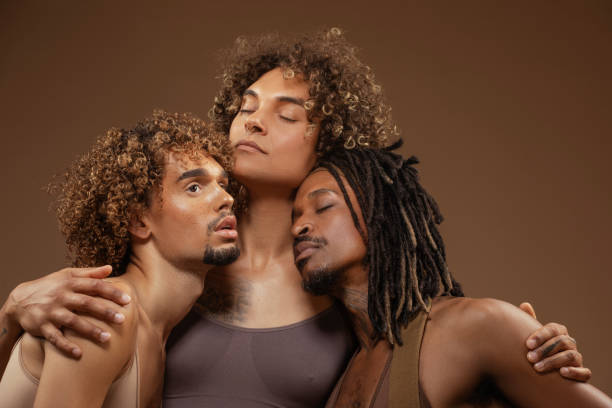 istock Three diverse fashionable friends in a studio shoot 1776758001